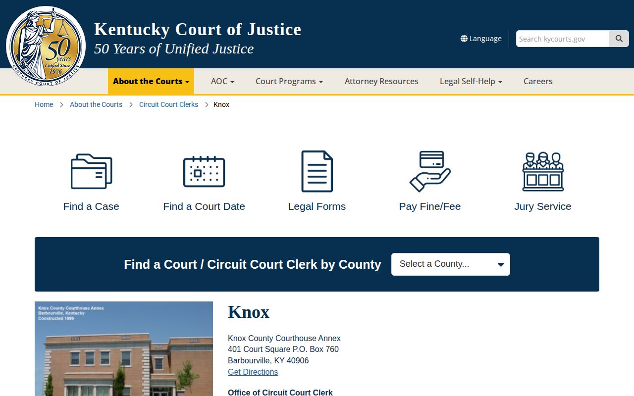Knox County arrest case and court record information